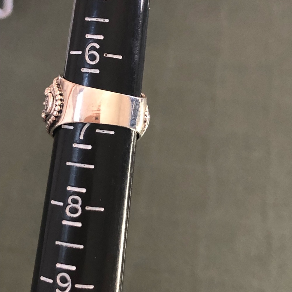 Amethyst and 925 sterling ring - Picture 4 of 5